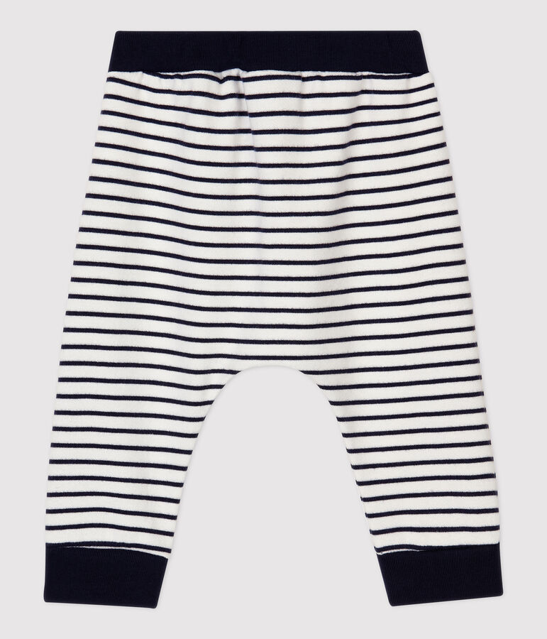 Pantaloni in molleton beb&egrave;. bianco MARSHMALLOW/blu SMOKING